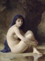 Baigneuse accroupie William Adolphe Bouguereau desnudo